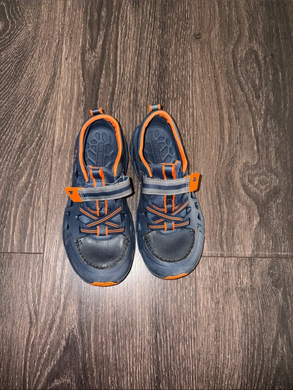 Merrell Kids Navy and Orange Outdoor Water Shoes